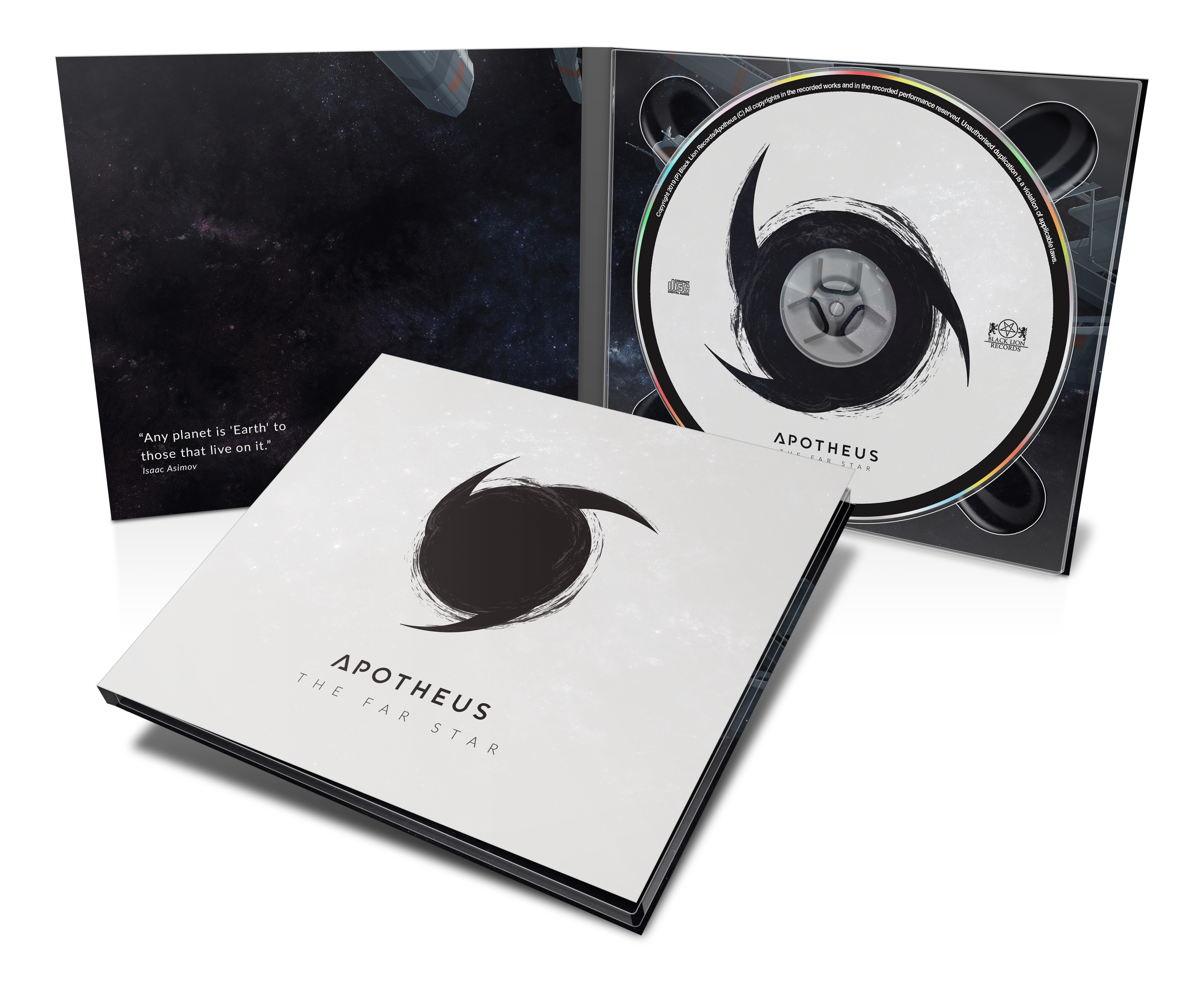 The Far Star Apotheus digipak mockup
